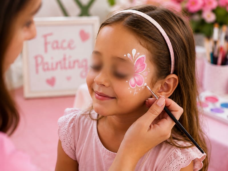 Face Painting σε πάρτυ Maison Blush